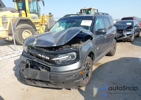 2022 Ford Bronco Sport Outer Banks z USA, uszkodzony, nr VIN 3FMCR9C64NRD45767